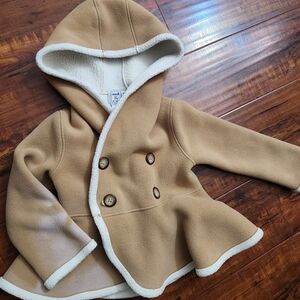 Charming Tan Kids Cape with Hood